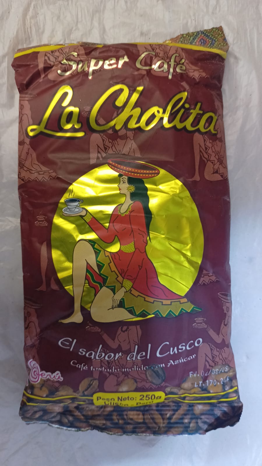 Café cholita Cuzco Quillabamba